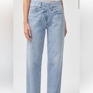 AGOLDE CROSS JEANS